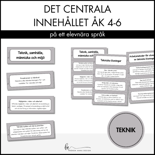 PAKET: Centrala innehållet åk 4-6 på ett elevnära språk: ALLA ÄMNEN