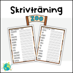 Skrivträning – ZOO - bild 1