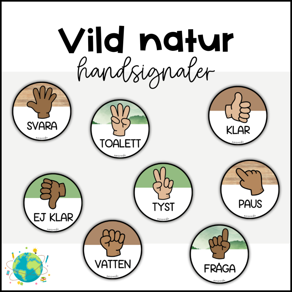 Vild natur – Handsignaler