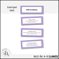 Centrala innehållet åk 4-6 på ett elevnära språk: bild