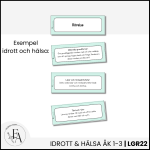 Centrala innehållet åk 1-3 på ett elevnära språk: idrott och hälsa - bild 2