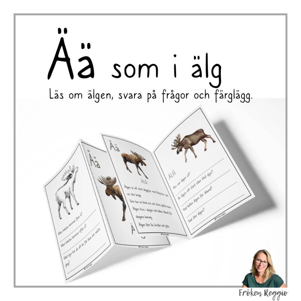 Lär om bokstäver och djur – Ä