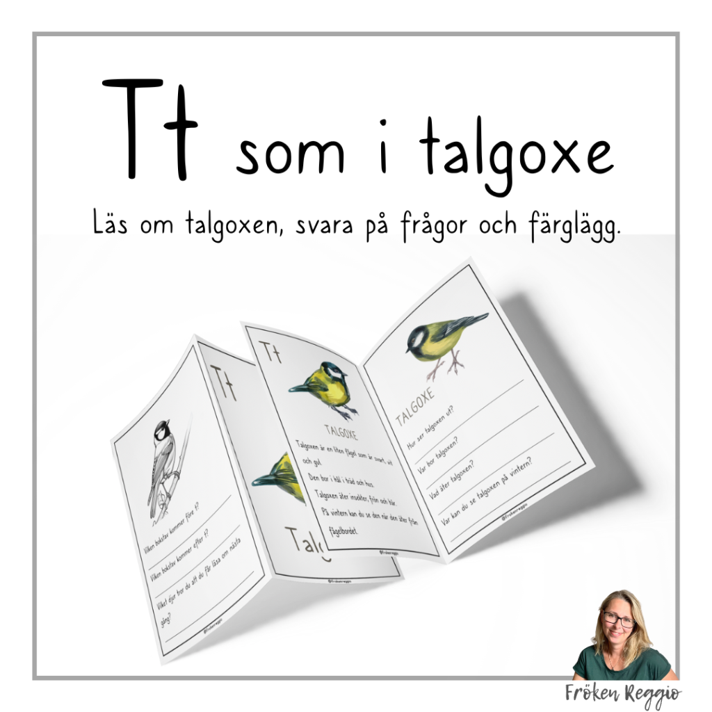 Lär om bokstäver och djur –T