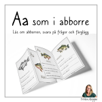 Lär om bokstäver och djur – A - bild 1