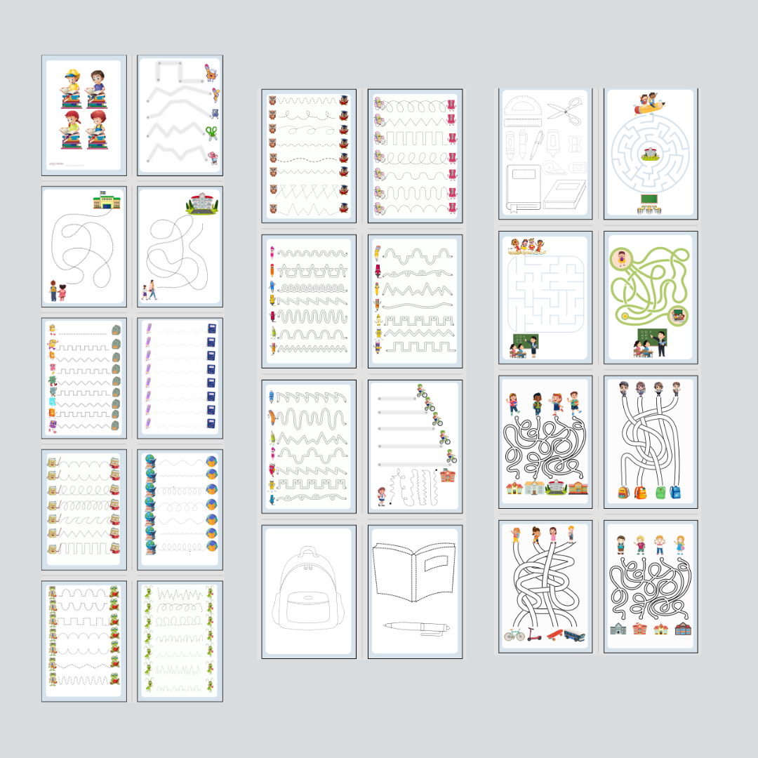 Skolstart. Finmotorik