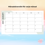 Digital planeringskalender läsåret 2024/2025 - bild 2