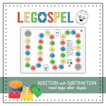 Mattespel – lego eller duplo (2 olika spelplaner) - bild 2