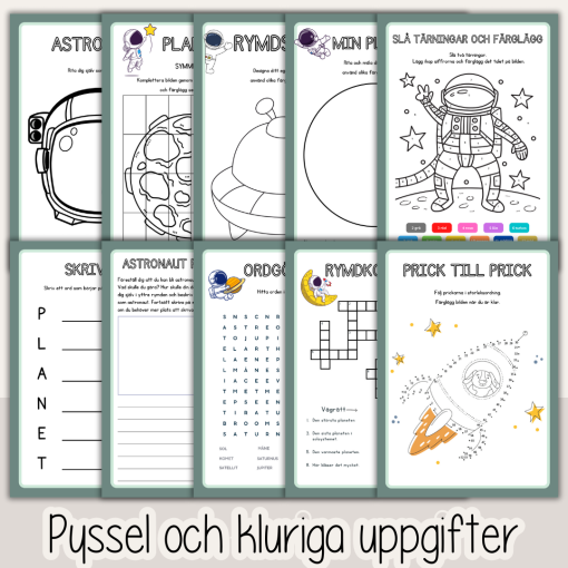 Pysselhäfte Rymden