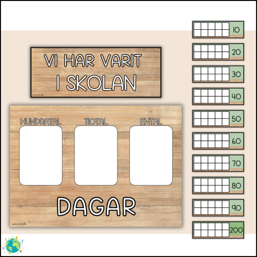 Vild natur - Vi räknar skoldagar