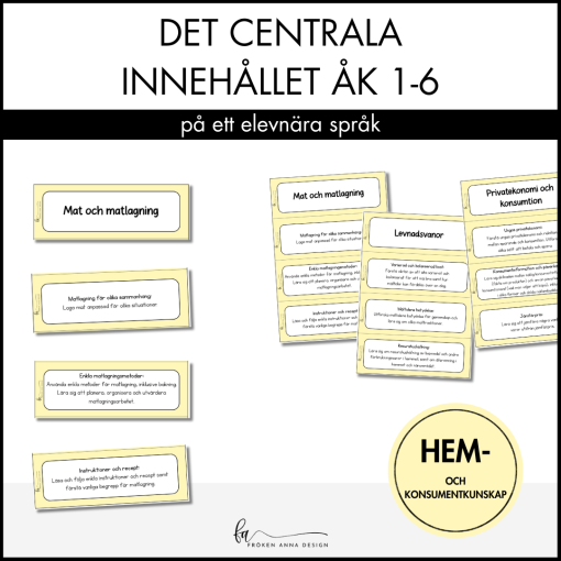 PAKET: Centrala innehållet åk 4-6 på ett elevnära språk: ALLA ÄMNEN