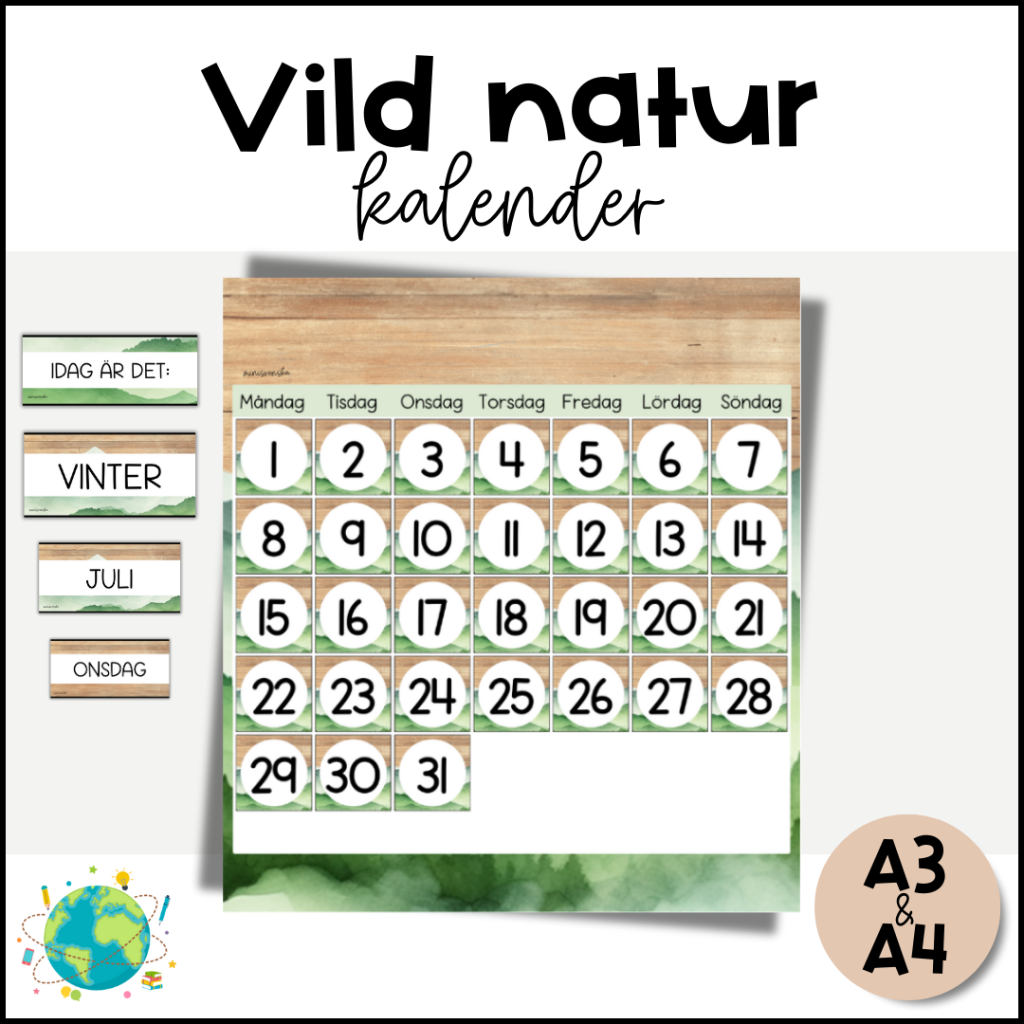 Vild natur – Väggkalender