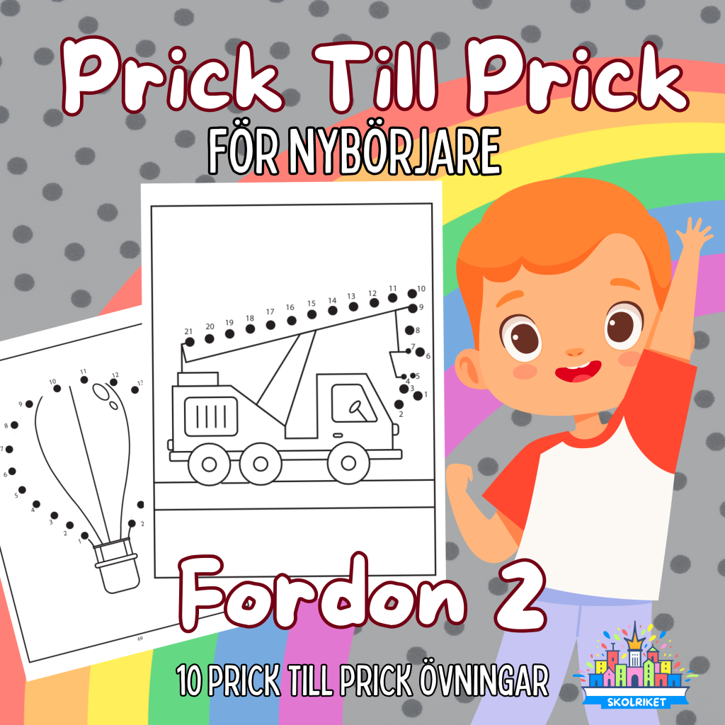 Prick till Prick Fordon 2 För Nybörjare