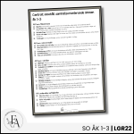 CHECKLISTA över det Centrala innehållet åk 1-3 på ett elevnära språk: SO - bild 2