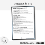 CHECKLISTA över det Centrala innehållet åk 4-6 på ett elevnära språk: Engelska - bild 2