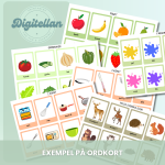 Ordkort Flashcards 280 olika ord med tillhörande skrivblad - bild 3