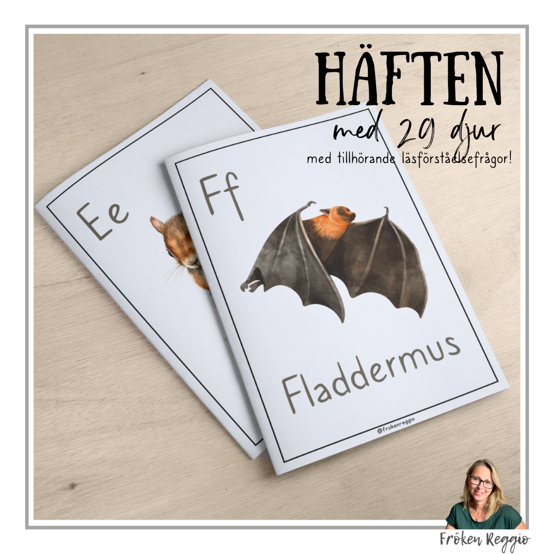 Lär om bokstäver och djur – E