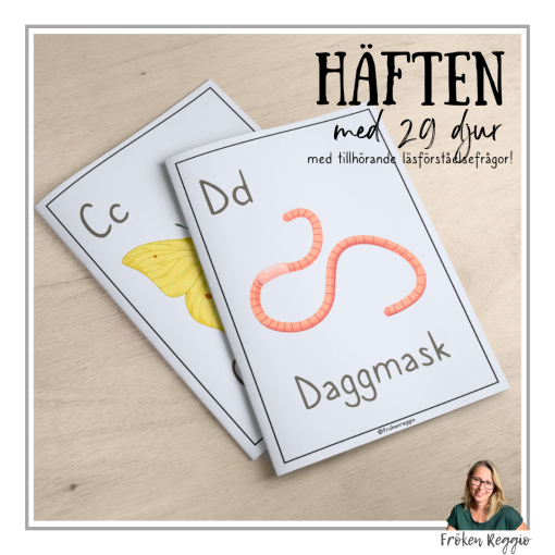 Lär om bokstäver och djur – C