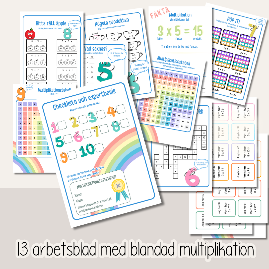 Stora multiplikationshäftet
