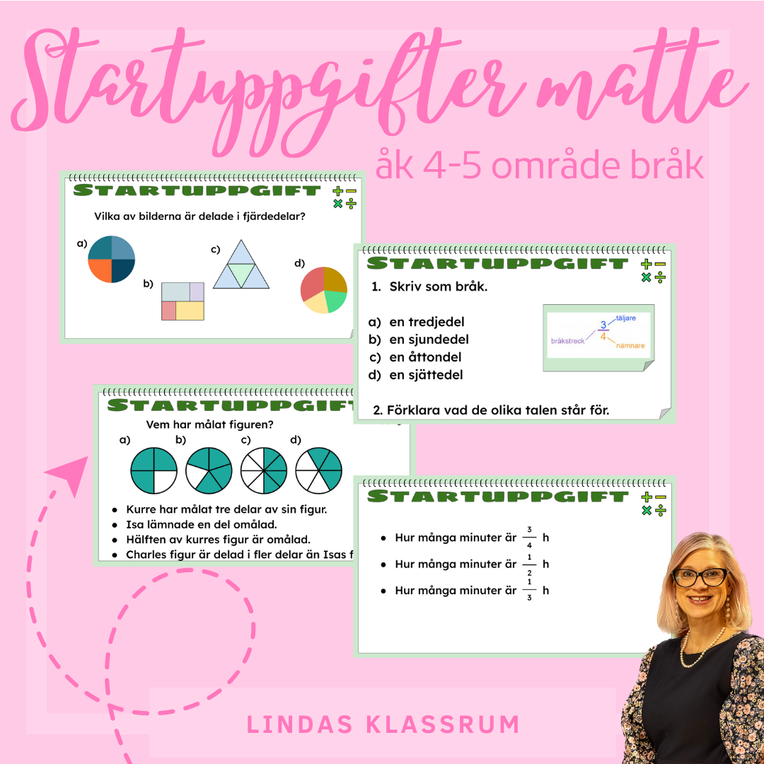 Startuppgifter matematik 6