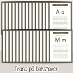 Arbetshäfte bokstäver och siffror – tema Skogen - bild 3