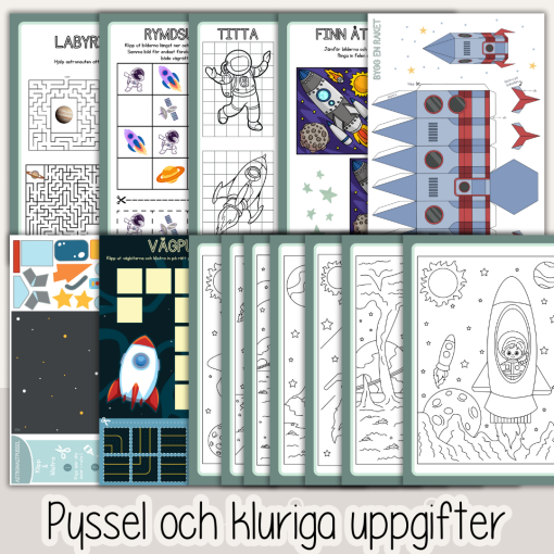 Pysselhäfte Rymden