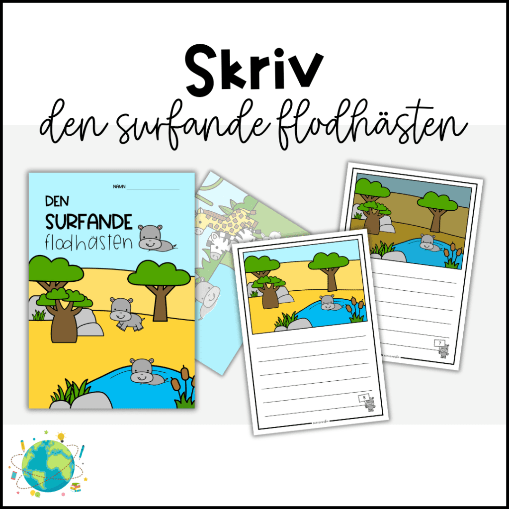 Den surfande flodhästen – Skriv