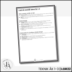 CHEKLISTA över det Centrala innehållet åk 1-3 på ett elevnära språk: teknik - bild 2