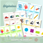 Ordkort Flashcards 280 olika ord med tillhörande skrivblad - bild 4