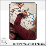 Fordon: 21 målarbilder att färglägga - bild 3