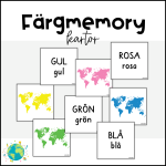 Färgmemory – Kartor - bild 1