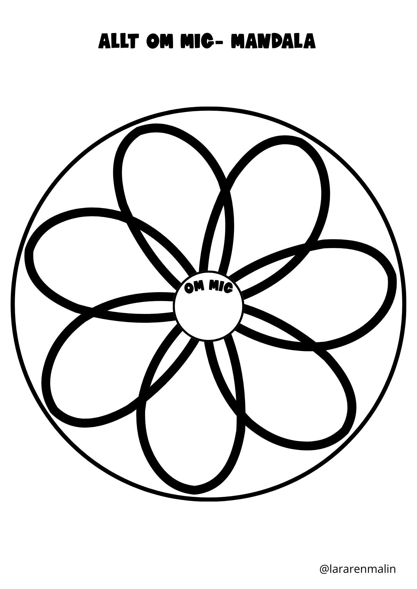 Allt om mig - mandala