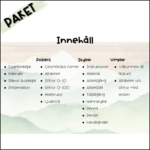 Vild natur - Paket