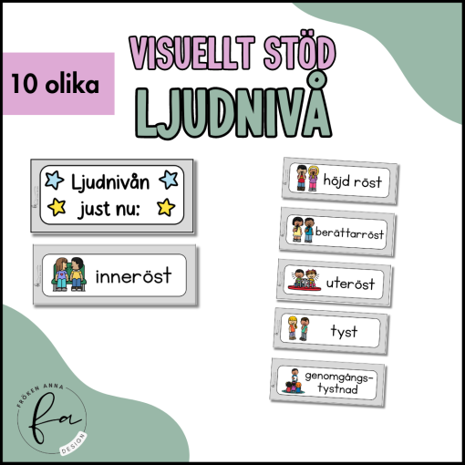 PAKET: Visuellt stöd för skolans & förskolans rutiner och struktur