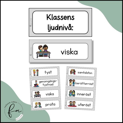 PAKET: Visuellt stöd för skolans & förskolans rutiner och struktur