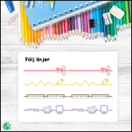 Skola – Följ linjer - bild 2