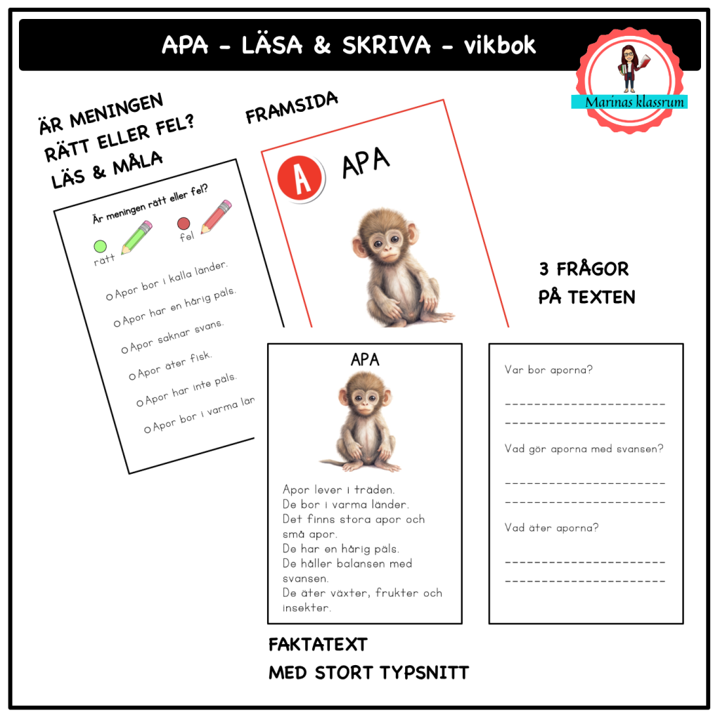 Apa – vikbok om djur A-Ö