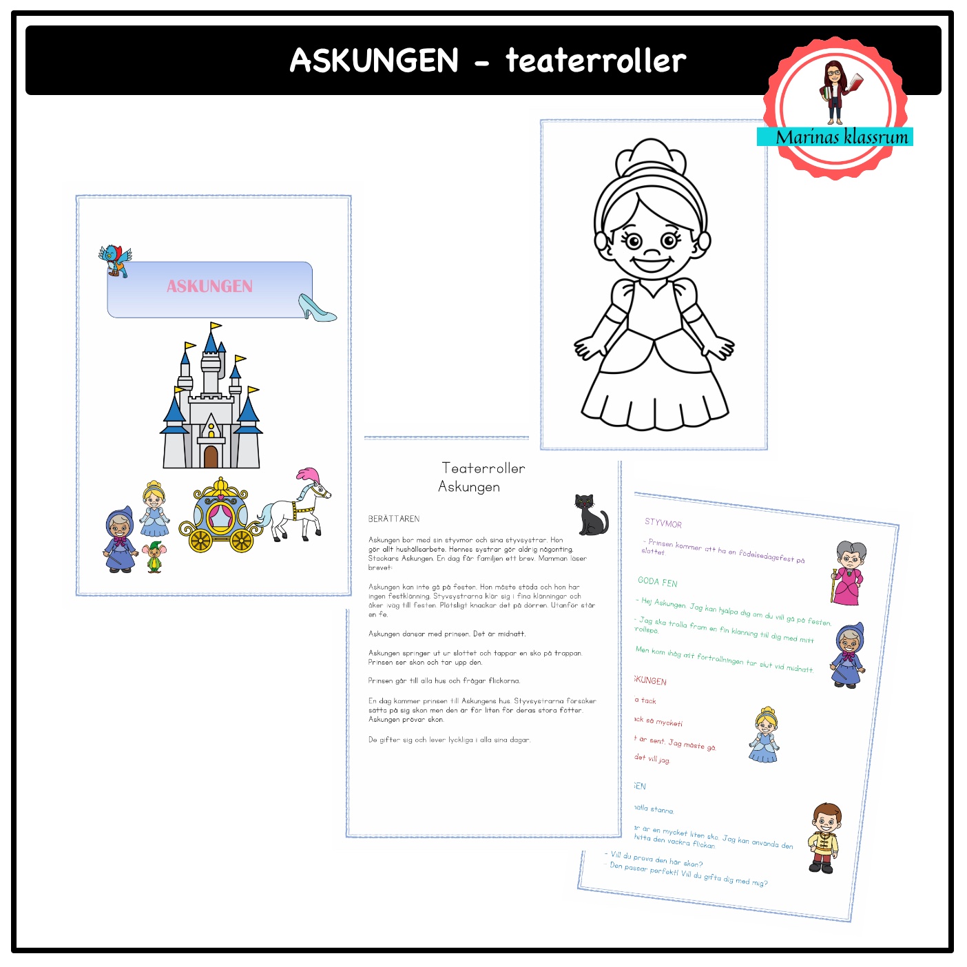 Askungen - teaterroller