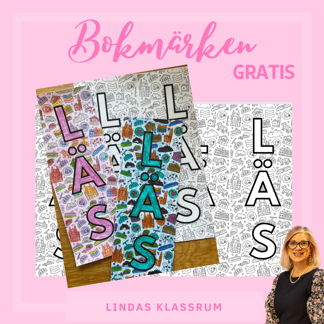 Bokmärke doodle LÄS