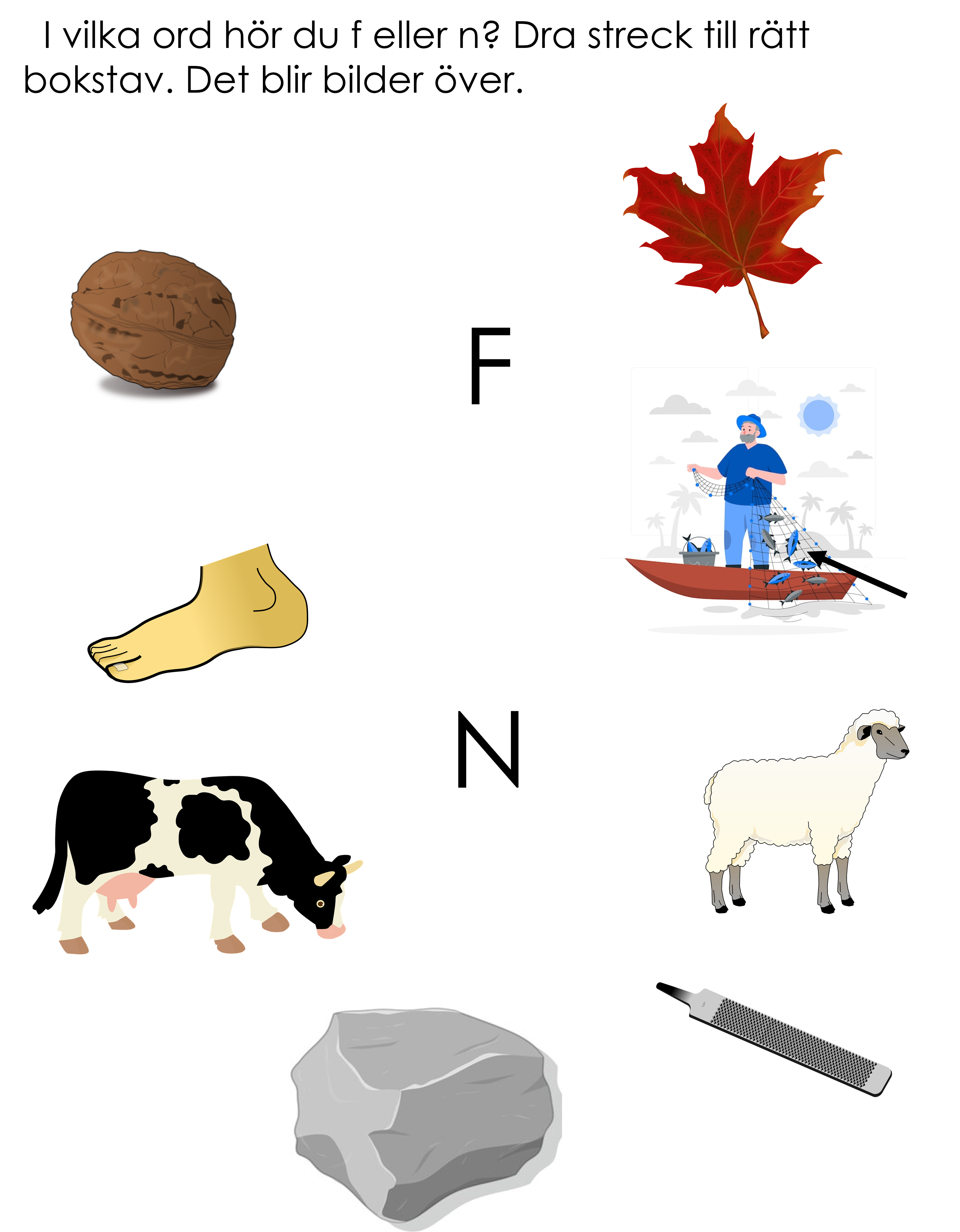 Stenciler: Bokstavsljud i ord