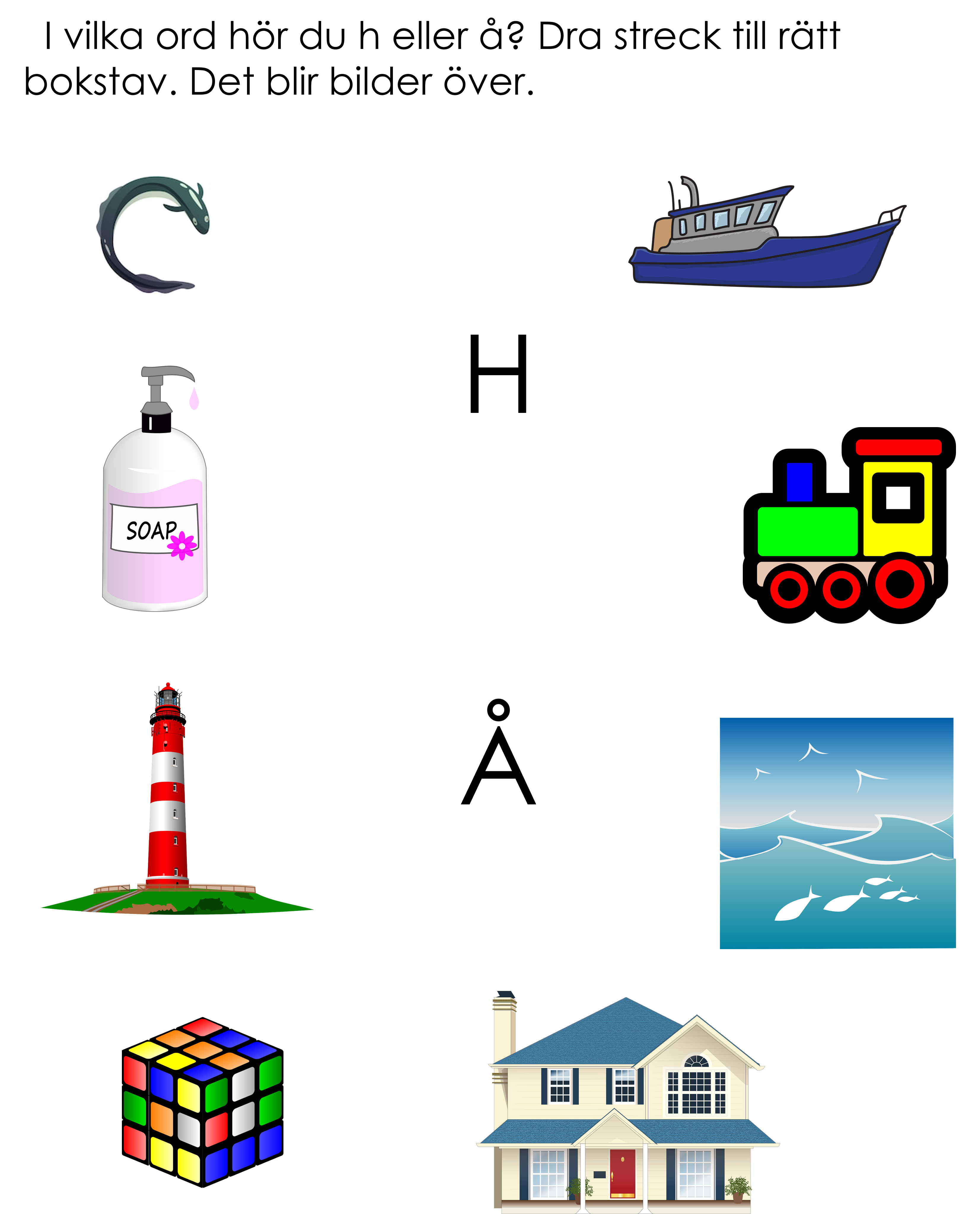 Stenciler: Bokstavsljud i ord