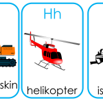 Flashcards alfabetsbilder fordon - bild 3