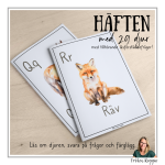 Lär om bokstäver och djur – Paket - bild 1