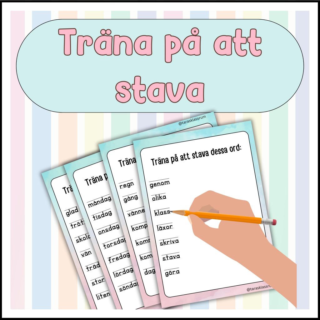Träna på att stava