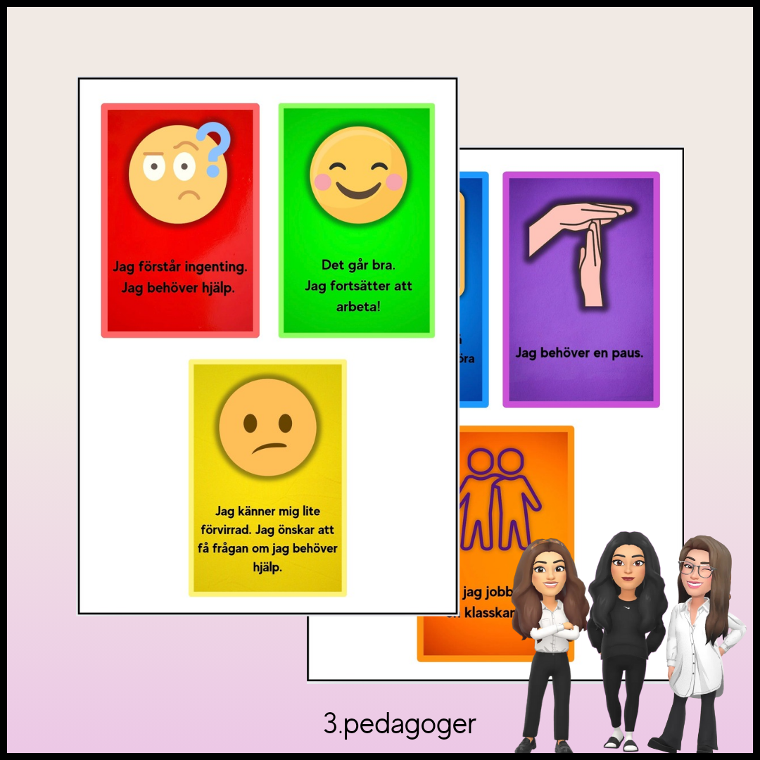 Stödkort- Att kunna be om hjälp