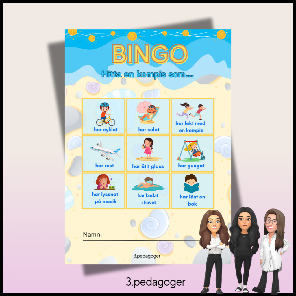 Bingo – Hitta en kompis som…