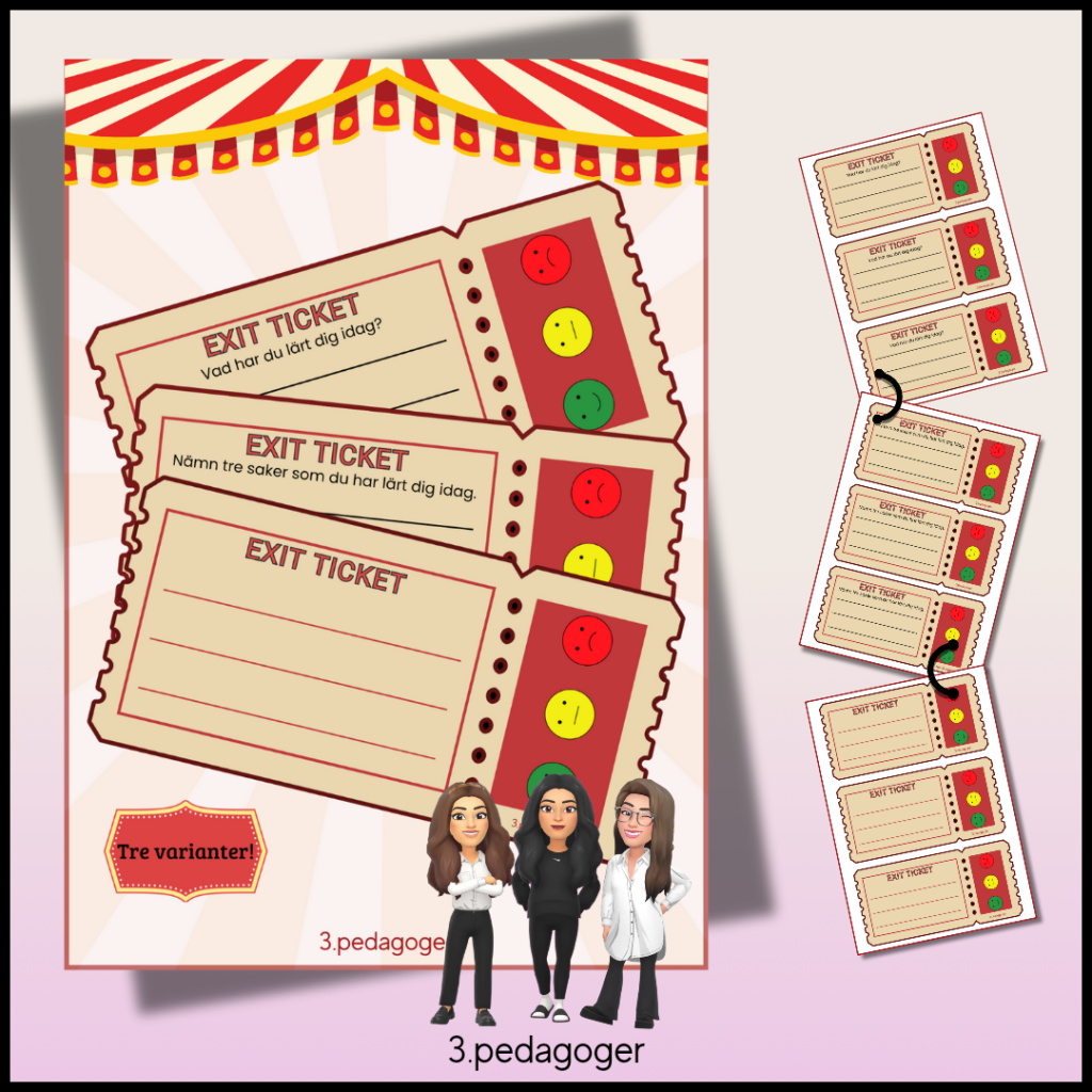 Exit Ticket – Tre varianter