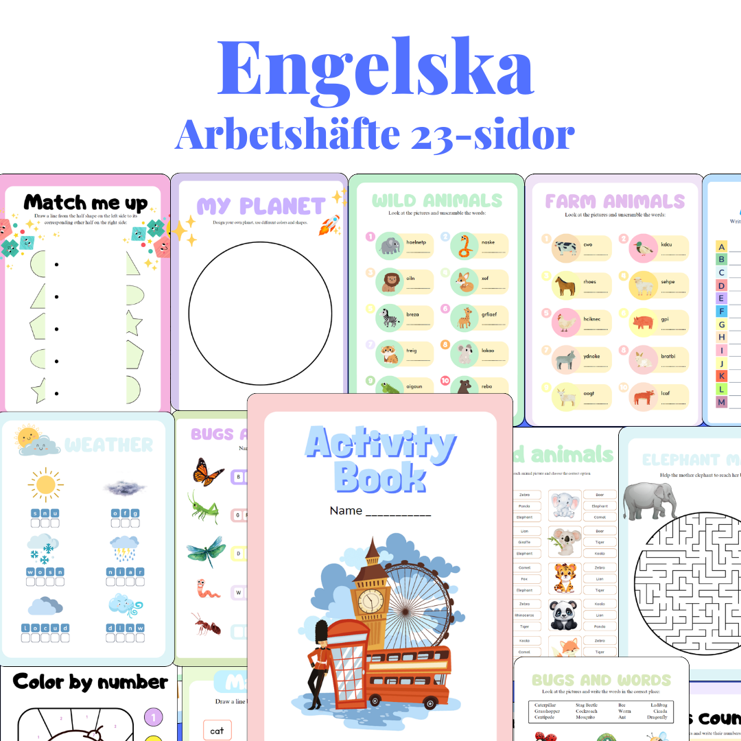 Engelska – Arbetshäfte – Extra uppgifter