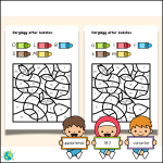 Färglägg efter bokstav – Höst - bild 2