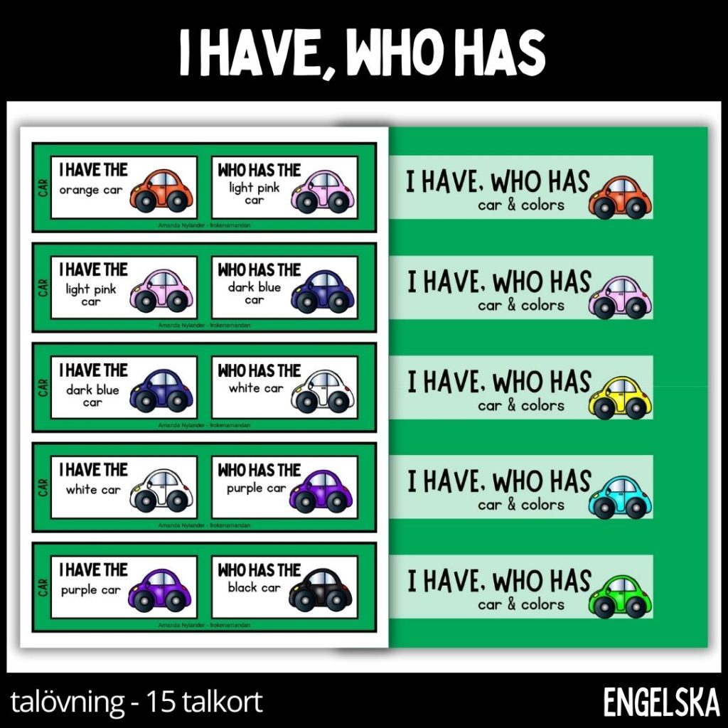 I have, who has domino – car