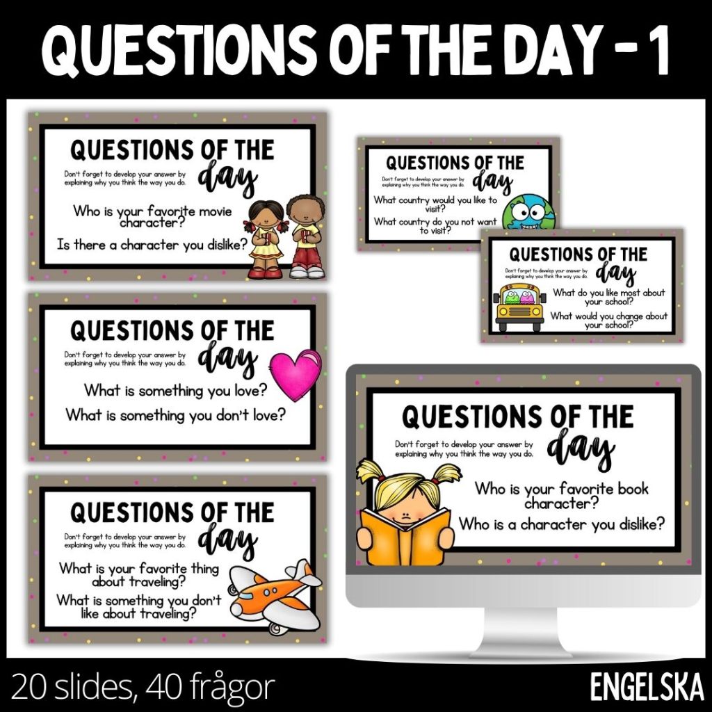Questions of the day – presentation – 1